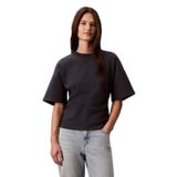 Calvin Klein Logolu Oversize Yuvarlak Yaka T Shirt LV047G235GCGE Kadın T SHİRT LV047G235G CGE