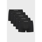Calvin Klein Logolu Pamuklu 5 Pack Boxer LV00NB4393TM6 Erkek Boxer LV00NB4393 Tm6 - XL - Siyah