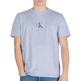 Calvin Klein Logolu Pamuklu Regular Fit Bisiklet Yaka T Shirt LV04RB866GTKF Erkek T SHİRT LV04RB866G TKF