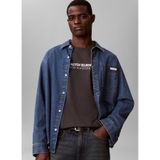 Calvin Klein Logolu Pamuklu Regular Fit Bisiklet Yaka T Shirt LV04RE833G8MN Erkek T SHİRT LV04RE833G 8MN