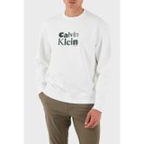 Calvin Klein Logolu Pamuklu Relaxed Fit Bisiklet Yaka Sweat LV04LD242GYAF Erkek SWEAT LV04LD242G YAF