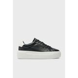 Calvin Klein Logolu Platform Taban Sneaker Ayakkabı HW0HW02202BEH Kadın Ayakkabı HW0HW02202 Beh - 2J9-Siyah