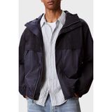 Calvin Klein Logolu Relaxed Fit Kapüşonlu Mont LV04RG503GCEF Erkek Mont LV04RG503G Cef - Lacivert - 2XL