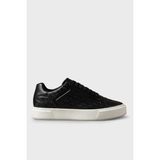 Calvin Klein Logolu Sneaker Ayakkabı Erkek Ayakkabı HM0HM02132 00W - Siyah - Ekru