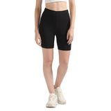 Calvin Klein Logolu Yüksek Belli Sportif Şort, XS, J20J223137, Siyah, Kadın