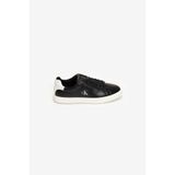 Calvin Klein Low Pro Cup Laceup Lth Moire Kadın Sneaker Siyah