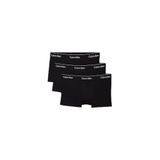 Calvin Klein Low Rise Erkek Siyah 3'lü Boxer, Siyah-Siyah-Siyah, M