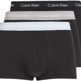 Calvin Klein LOW RISE TRUNK 5li Paket Erkek İç Giyim, Siyah, XS