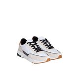 Calvin Klein Low Top Lace Up Sneaker, 41, HM0HM01714, Stony Beige/White/Dried Oregano, Erkek