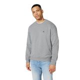 Calvin Klein Ls 350Terry Eu Monogram Cn Swtsh Erkek Sweatshirt, Gri, Xl