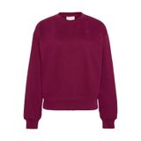 Calvin Klein LS ARCHIVE LOGO FRENCH TERRY RLX Sweatshirt, S, LV047B236G2E5, Kırmızı, kadın