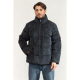 Calvin Klein Ls Corduroy Mid Wt Erkek Şişme Mont, 2XL, Ls Corduroy Mid Wt, Gri, mens