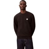 Calvin Klein ls eu 350terry badge crewneck sw Erkek Sweatshirts black XL