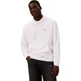 Calvin Klein LS EU 350TERRY BADGE HOODIE Erkek Sweatshirt Bright White XL