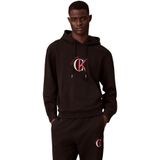 Calvin Klein Ls Eu 350terry Graphic Hoodie Lv04re255g erkek sweatshirt, siyah (Black), S