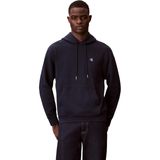 Calvin Klein LS EU 350TERRY MONOGRAM HOODIE Erkek Sweatshirt, Dark Sapphire, XL