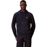 Calvin Klein ls eu 350terry monogram hoodie Erkek Sweatshirts dark sapphire M