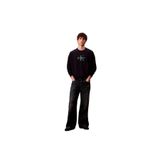 Calvin Klein LS EU 350TERRY MONOLOGO CN SWTSH Erkek Sweatshirt Dark Sapphire L
