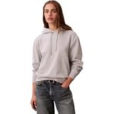 Calvin Klein LS MONOGRAM TERRY PO HOOD Kadın Sweatshirt, History Heather, S