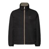 Calvin Klein LS Nylon AOP Unfilled Reversible Erkek Mont, Siyah, 2XL