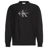 Calvin Klein LS PREMIUM TERRY MONOLOGO CN SWT Erkek Sweatshirt, Rich Brown, M