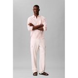 Calvin Klein Ls Sld Cas Linen Cls Keten Gömlek, 2XL, LV04RF121G, Turuncu, Erkek