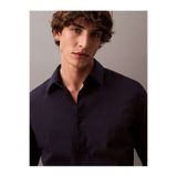Calvin Klein LS SOLID STRETCH SLIM SHIRT Antrasit Erkek Gömlek