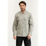 Calvin Klein LS Utility Relaxed Overshirt Erkek Gömlek