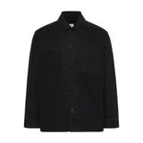 Calvin Klein Ls Washed Cotton Twill Erkek Mont, Siyah, L Beden L