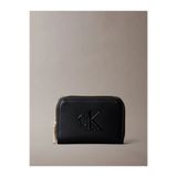Calvin Klein LV04F1154G-UB1 Bold CK Orta Boy Fermuarlı Kadın Siyah Cüzdan