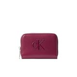 Calvin Klein LV04F1154G-Z1K Bold CK Orta Boy Fermuarlı Kadın Kırmızı Cüzdan