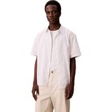 Calvin Klein LV04LB275G Ss Supima Chest Emb Erkek Gömlek - Beyaz - 2XL