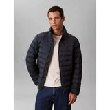 Calvin Klein Lv04rc511 Ls Nylon Lt Wt Hooded Fz Puffer Erkek Mont