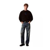 Calvin Klein Lv04rd305 Ls Cttn Cashmere 3D Logo Erkek Sweatshirt