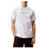 Calvin Klein LVGMS5K182UB1-PW - Siyah Yuvarlak Yaka Normal Düz Erkek T-Shirt