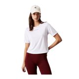 Calvin Klein LVGWS4K238YAA-SS T Beyaz Yuvarlak Yaka Normal Düz Kadın T-Shirt
