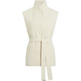 Calvin Klein lw padded vertical quilt vest Kadın Yelek wood ash S