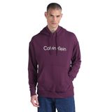 Calvin Klein Marka Logo Detaylı Kapşonlu İpli Sweatshirt, L, K10K111345, Mor, erkek