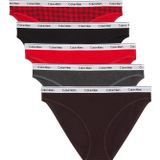 Calvin Klein Marka Logolu Elastik Bantlı Günlük Kullanıma Uygun Külot, M, 000QD5208E, Kırmızı, kadın