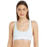 Calvin Klein Marka Logolu Elastik Bantlı Spor Sütyeni, XL, F3785E, Mavi, Kadın