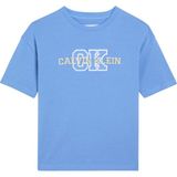 Calvin Klein Mavi Erkek Çocuk Baskılı T-Shirt LVCKSJA11BCIY - 12 Yaş