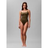 Calvin Klein Mayo One Piece, M, 5003344690, Haki, Kadın