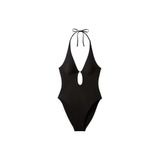 Calvin Klein Mayo Plunge One Piece, M, 5003344639, Siyah, Kadın