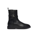 Calvin Klein Metal Logolu Bilek Boy Kadın Siyah Bot HW0HW02663-BEH