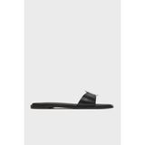 Calvin Klein Metal Logolu Kare Burun Tek Bant Terlik HW0HW02482BEH Bayan Terlik HW0HW02482 Beh