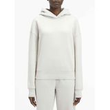 Calvin Klein Metallic Micro Logo Kapüşonlu Kadın Sweatshirt, Açık Gri, S