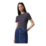 Calvin Klein Milano Kısa Kollu T-Shirt, XL, J20J224769, Mavi, Kadın