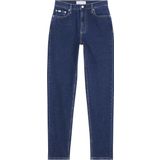 Calvin Klein MOM JEAN Kadın Kot Pantolon, İndigo, L