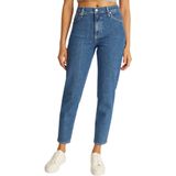 Calvin Klein MOM JEAN Kot Pantolon, 31/28, J20J225505, Mavi Kot, Kadın