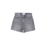 Calvin Klein Mom Short Koyu Gri Şort, 24, J20J223508, Koyu Gri, Kadın